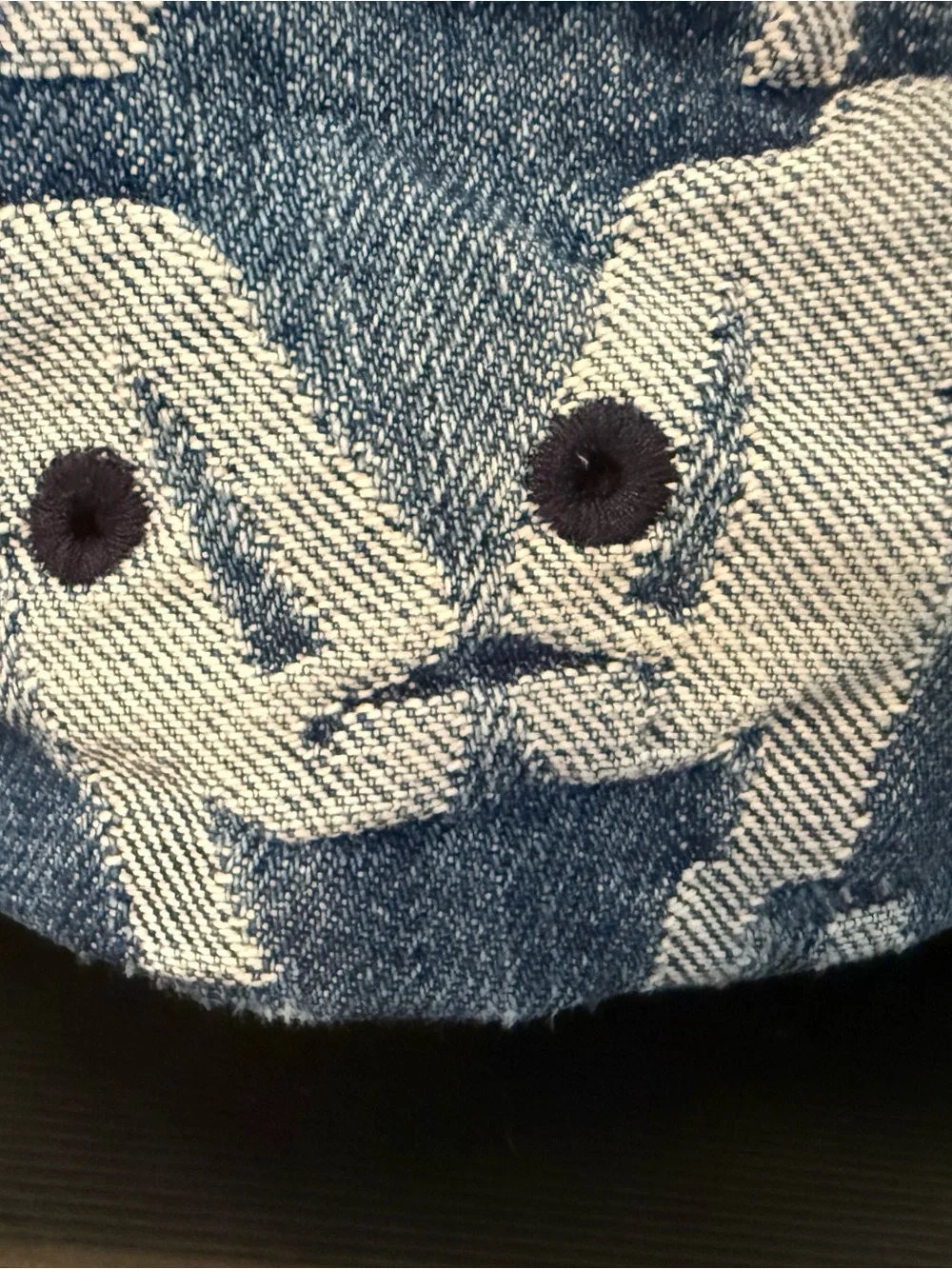 Supreme Fat Tip Jacquard Denim Camp Cap